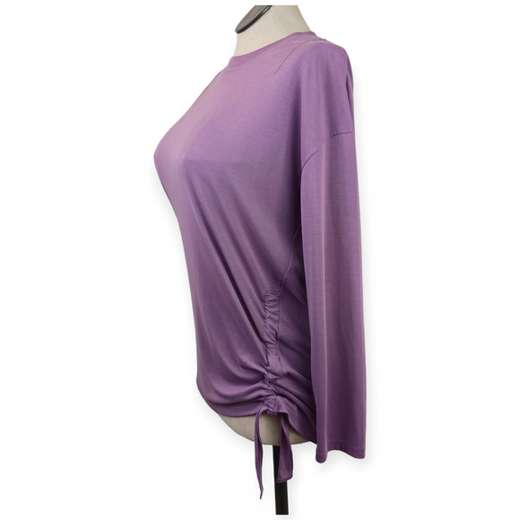 Lululemon SZ 8 Side Cinch Long Sleeve Crew Wisteria Purple - Picture 8 of 8